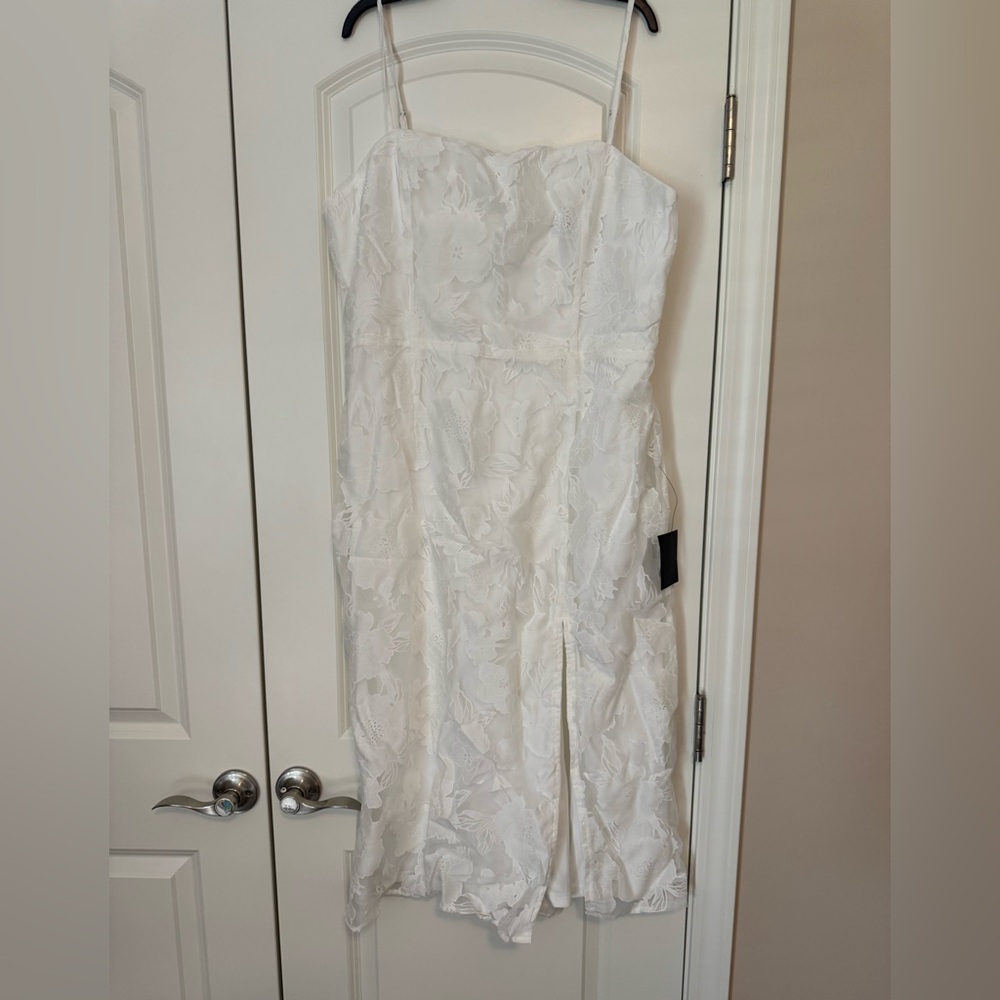 White Floral Dress